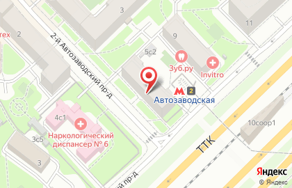 Бюро переводов Rost во 2-м Автозаводском переулке на карте