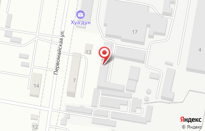 Первомайка на Первомайской улице на карте