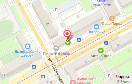 Банкомат Клюква на улице Мира, 104 на карте