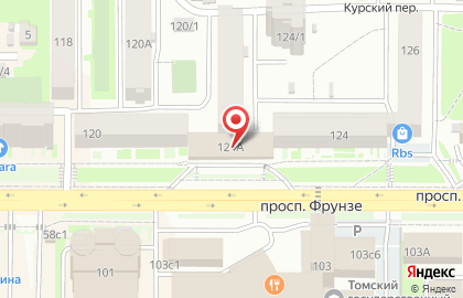 ОАО Банкомат, МДМ банк на проспекте Фрунзе на карте