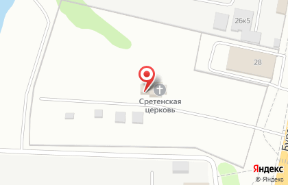 Храм в честь Сретения Господня в Ленинском районе на карте