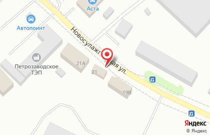 Сеть киосков и магазинов свежей выпечки Метро-II в Петрозаводске на карте