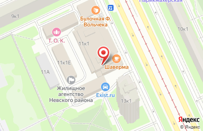 Ателье в Санкт-Петербурге на карте