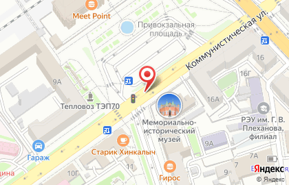 Конструкция Сити формат (1, 2х1, 8 м) от РА Экспресс-Сити на Коммунистической улице на карте