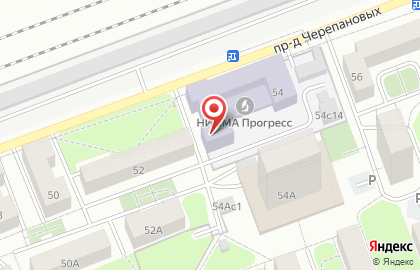 Юридическая компания Фемида в проезде Черепановых на карте