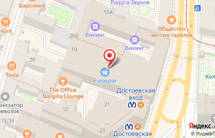 Магазин обуви и кожгалантереи Bouton shoes на Владимирском проспекте на карте