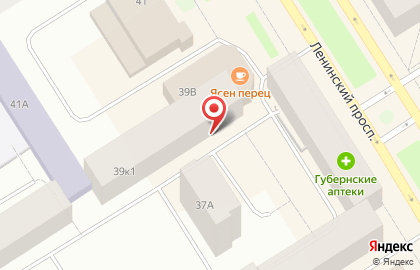 Мини-отель Берлога в Центральном районе на карте