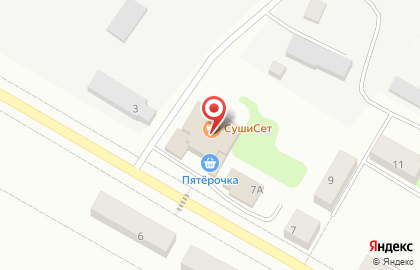 Супермаркет Пятёрочка в Москве на карте