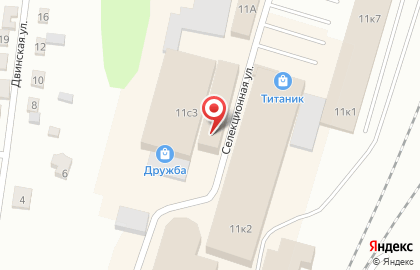 Фирменный магазин Крестьянское хозяйство на Селекционной улице на карте