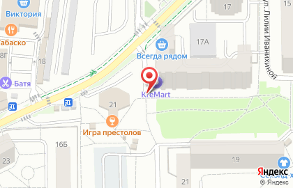 Сувенирный магазин в Калининграде на карте