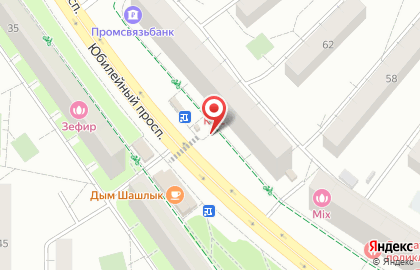Киоск по продаже фруктов и овощей Киоск по продаже фруктов и овощей на Юбилейном проспекте на карте