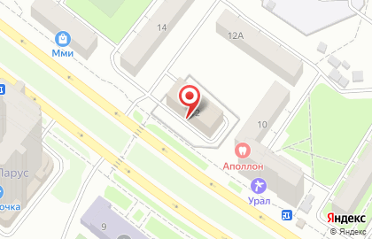 Банкомат ВТБ на улице Курчатова на карте