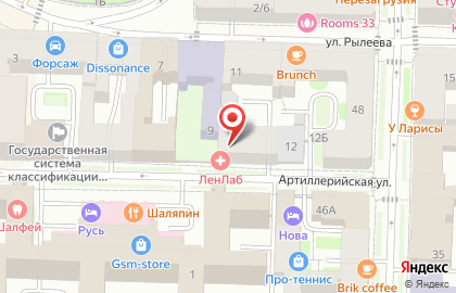 Кладбище г. Павловска на карте