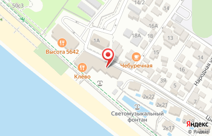 Ресторан Клёво на улице 65 лет Победы на карте