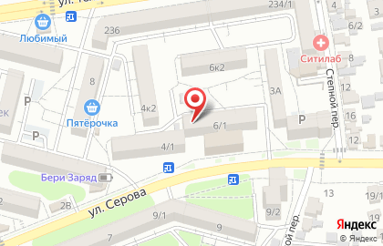 Парикмахерская Сахаровой Елены на карте
