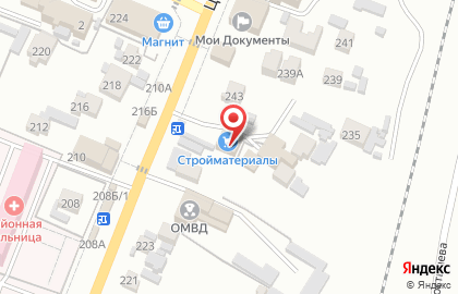 Магазин строительных материалов в Пензе на карте