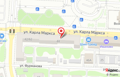 Аптека Забота на улице Карла Маркса на карте