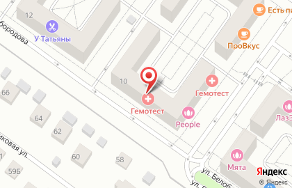 Сервис по ремонту техники на улице Белобородова в Нахабино на карте