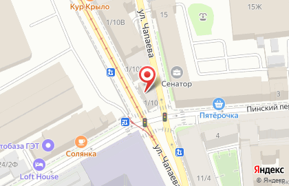 Цветочная лавка Лаванда в Петроградском районе на карте