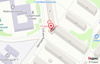 Продуктовый магазин Ива на улице 9 Пятилетки на карте