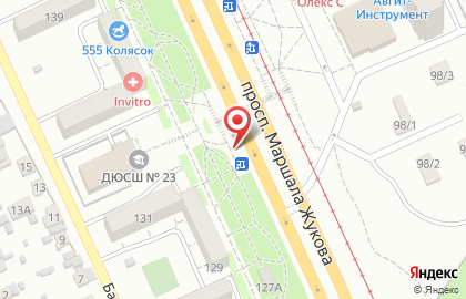 Билборды (6х3 м) от РА Экспресс-Сити в Дзержинском районе на карте