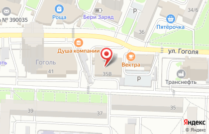 Старожиловский молочный комбинат на улице Гоголя на карте