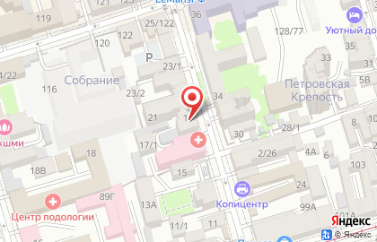 Продуктовый магазин в Ростове-на-Дону на карте