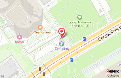 Банкомат СберБанк в Санкт-Петербурге на карте