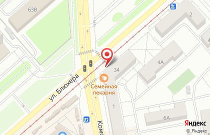 Банкомат Уральский банк Сбербанка России на Комсомольской улице, 1 на карте