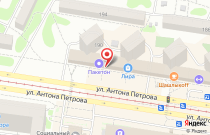Агентство недвижимости Светлый дом на улице Антона Петрова на карте