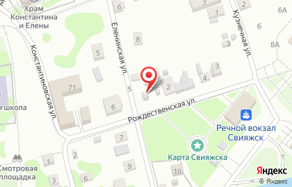 Киоск по продаже сувениров с. Свияжск на карте