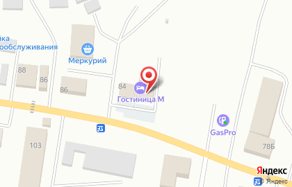 Гостиница М на карте