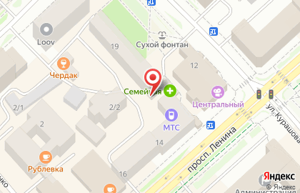 Магазин профессиональной косметики ProfКосметик на улице Курашова на карте
