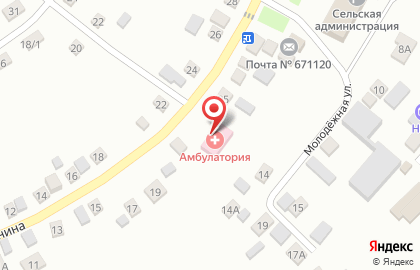 Врачебная амбулатория, с. Нижний Саянтуй на карте