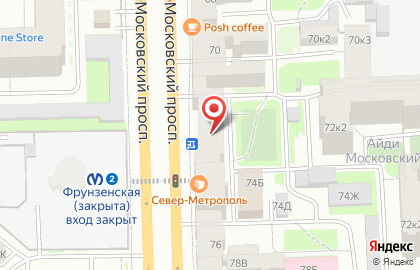 SushiMarketWok на Московском проспекте на карте