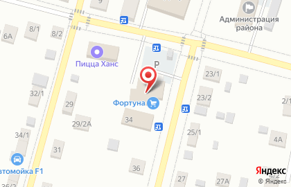 Фортуна в Ханты-Мансийске на карте