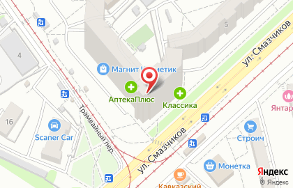 Розничная компания на улице Смазчиков на карте