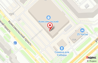 Служба доставки суши, пиццы и еды в коробочках Суши-ням на Комсомольском проспекте на карте