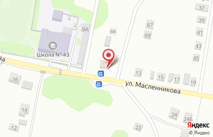 Продуктовый магазин The деревня на карте