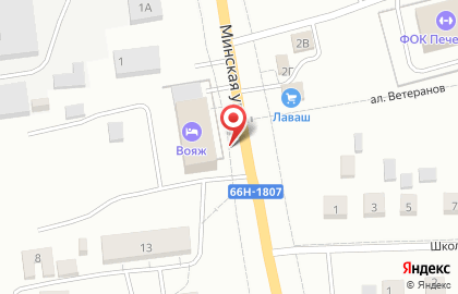 Вояж на Минской улице на карте