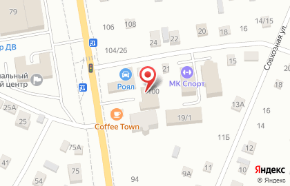 Далянь на Воронежской улице на карте