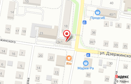 Парикмахерская Полина на улице Дзержинского на карте
