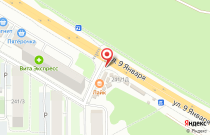 Киоск по продаже фруктов и овощей в Воронеже на карте
