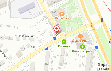 Продуктовый магазин Волжанин в Дзержинском районе на карте