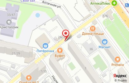 Магазин мясной продукции на Алексеевской улице на карте