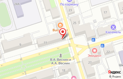 Банкомат Банк Уралсиб на проспекте Ленина на карте