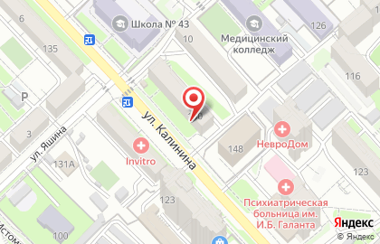 Обувной магазин Дальвест в Кировском районе на карте