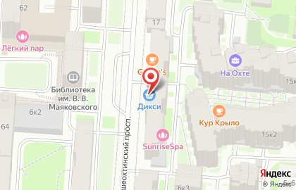 Пивная Дворик №1 на Большеохтинском проспекте на карте