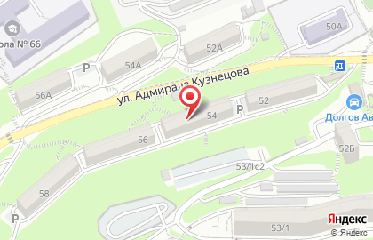Продуктовый магазин Рассвет в Ленинском районе на карте