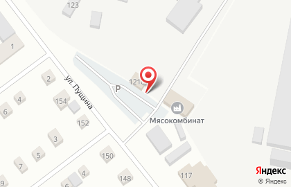 Фирменный магазин мясоколбасной продукции Ялуторовский мясокомбинат в Ялуторовске на карте